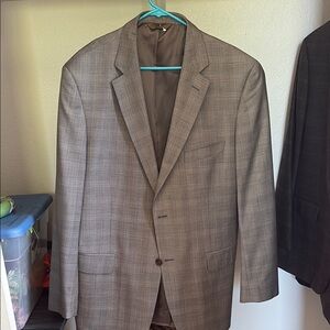 Pronto Uomo Gray Blazer with Wool-Blend Fabric